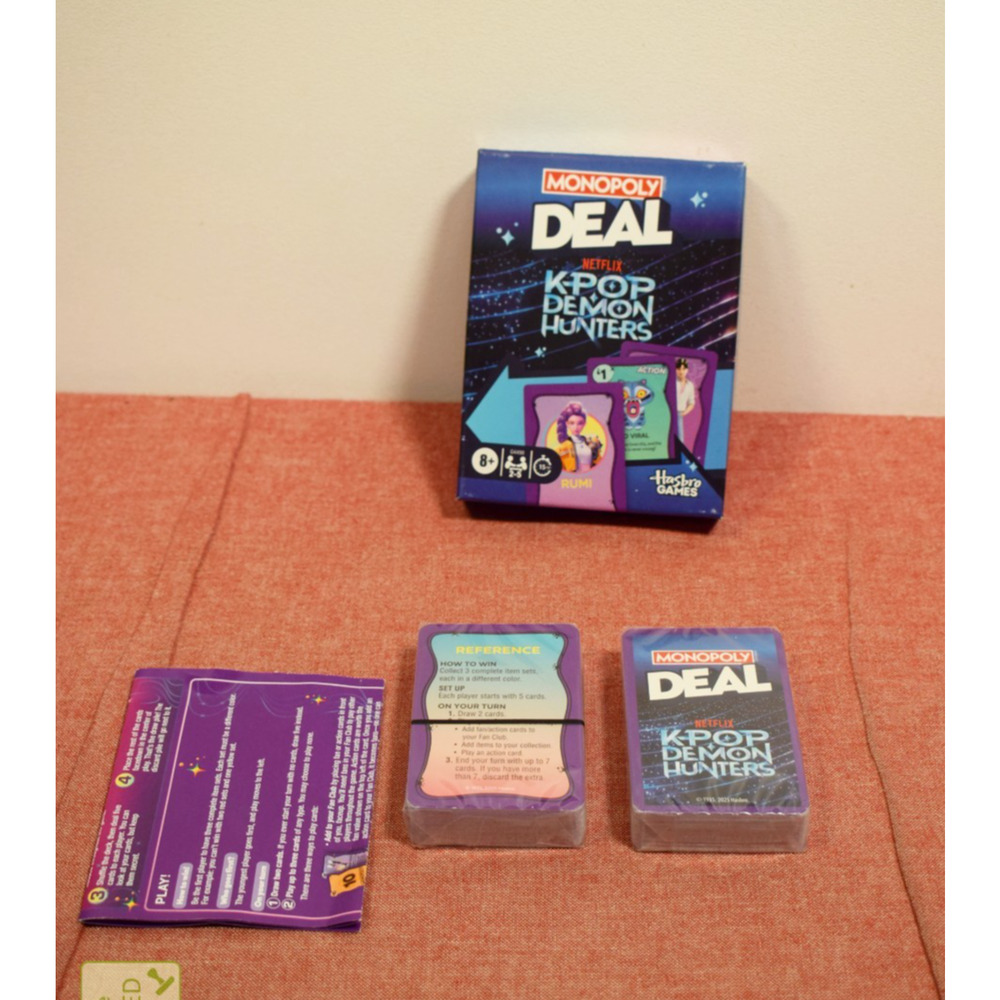 Monopoly Deal: KPop Demon Hunters Card Game